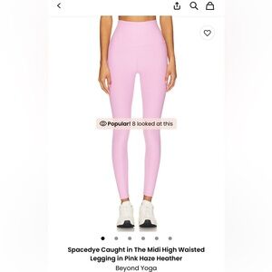 Beyond Yoga Spacedye Pink Leggings